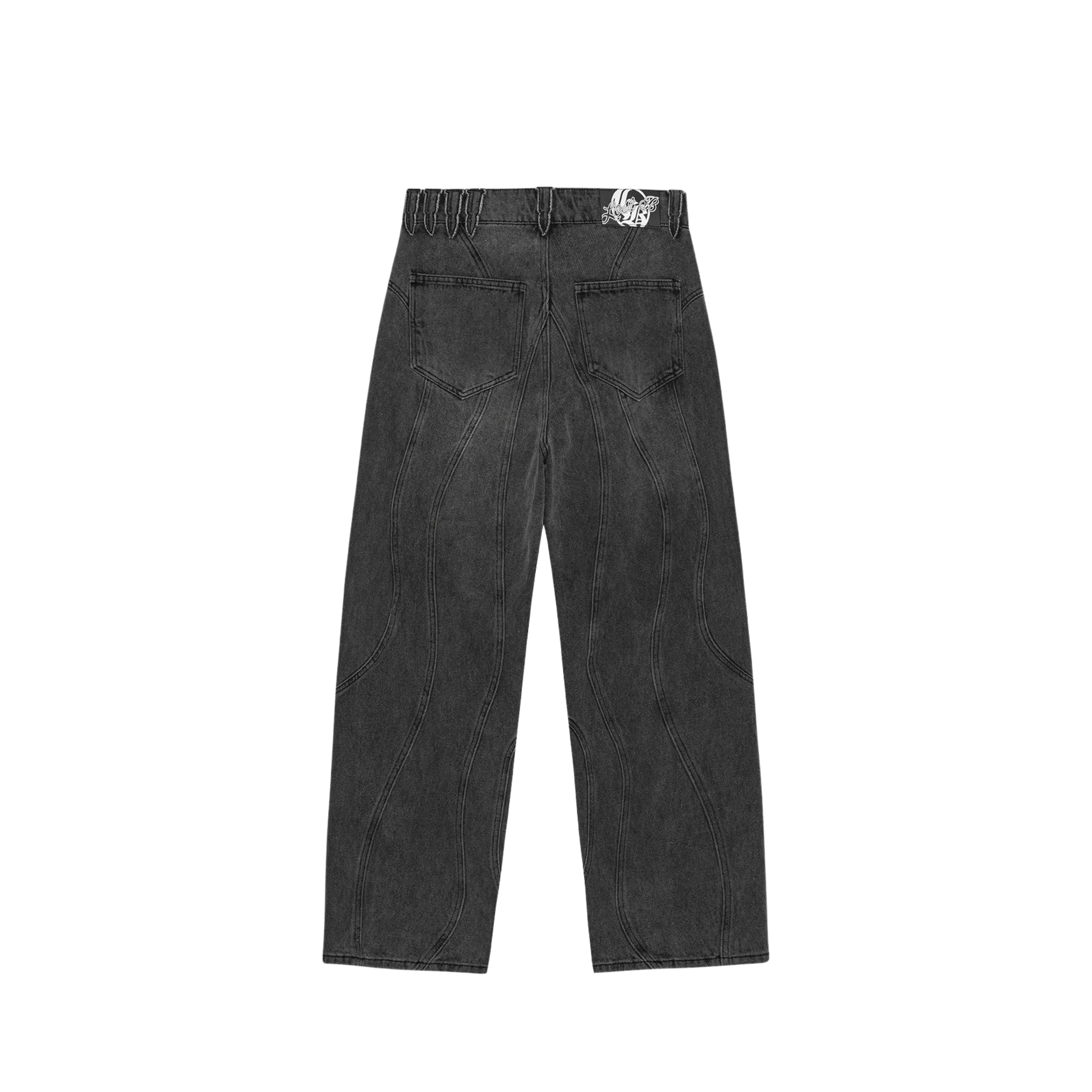 Lost Boys Outerstream Curvy Jeans Stonewashed Black