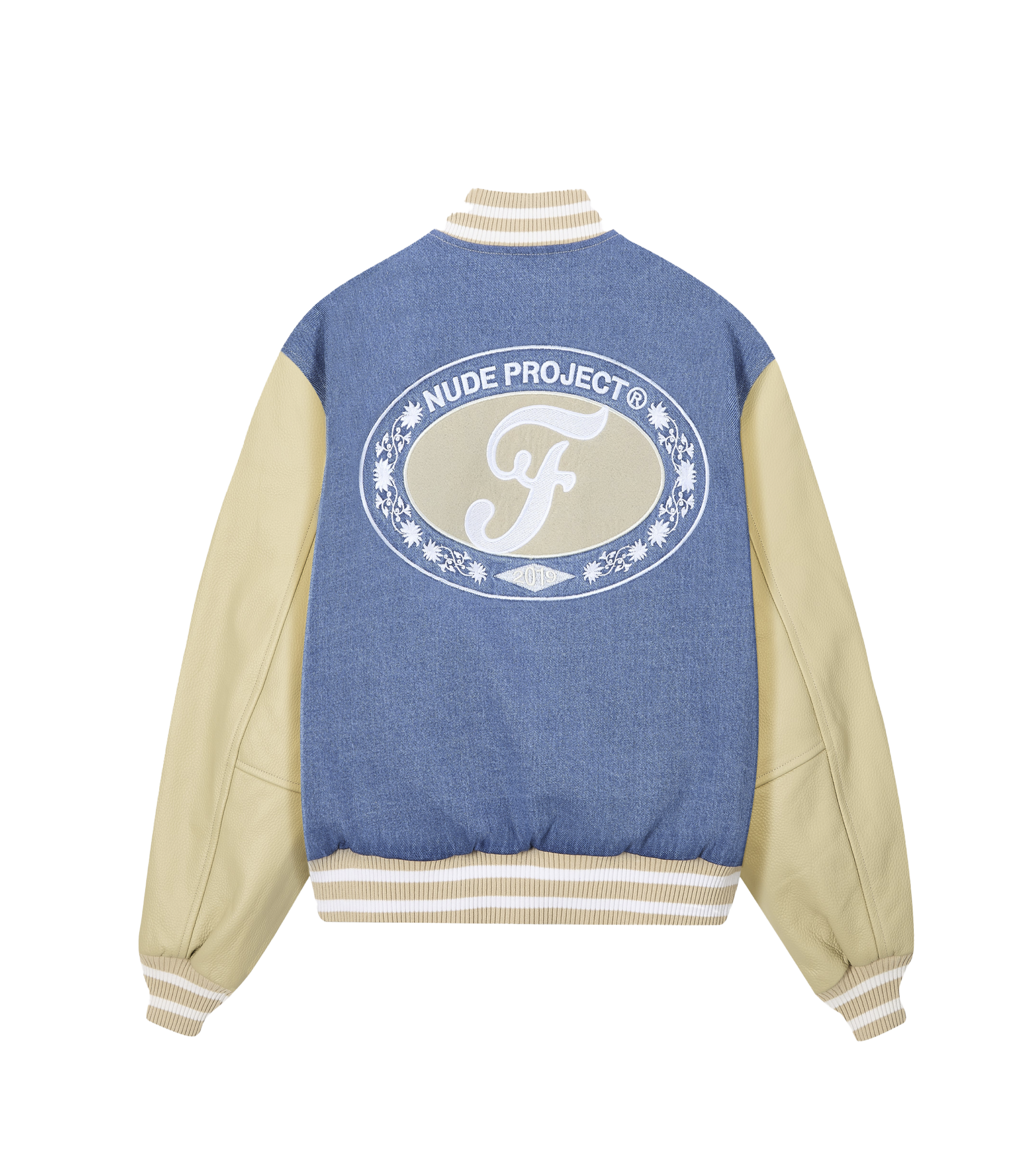 FiveFourFive x Nude Project Varsity Jacket
