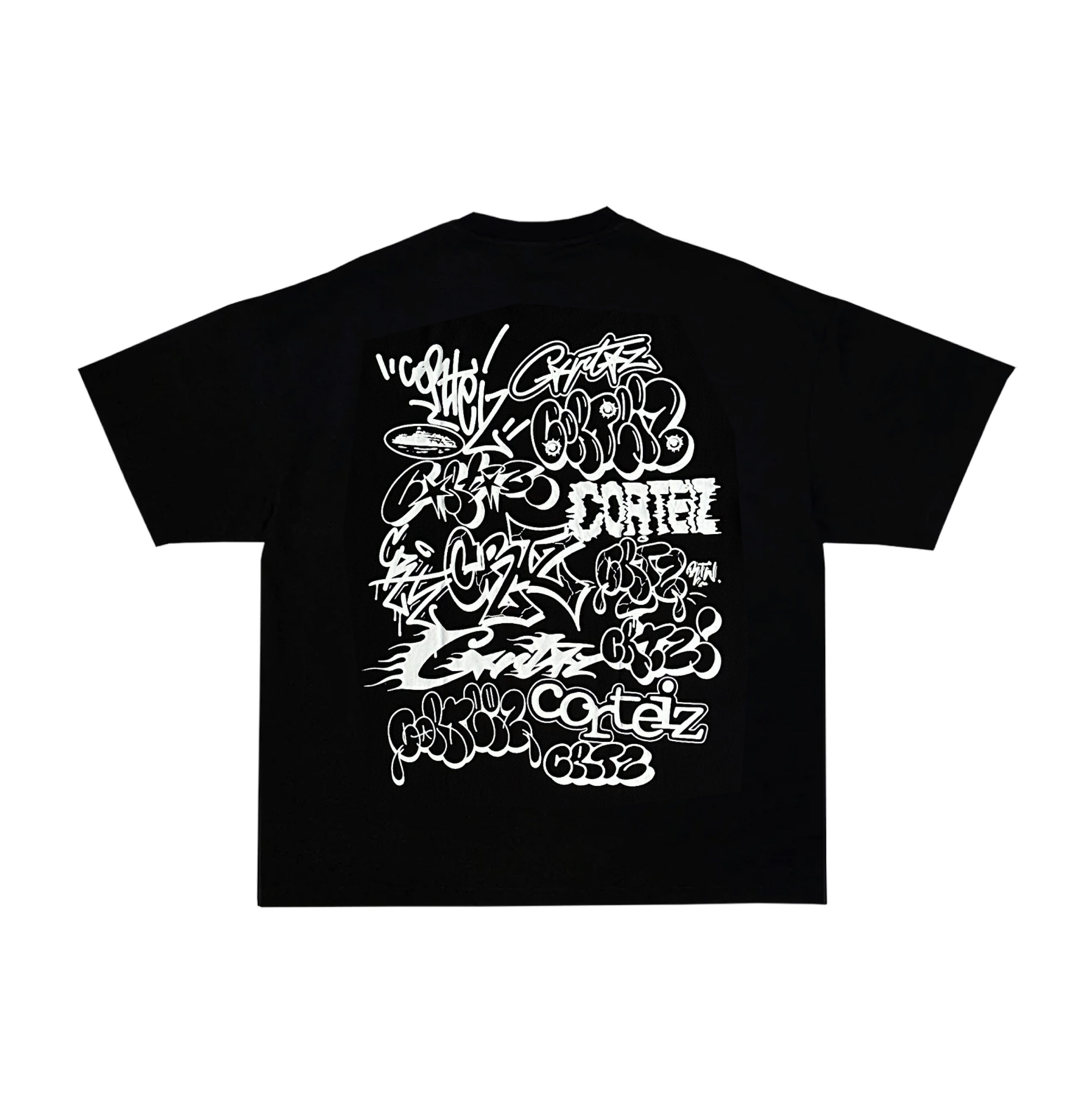 Corteiz Graffiti Tee Black