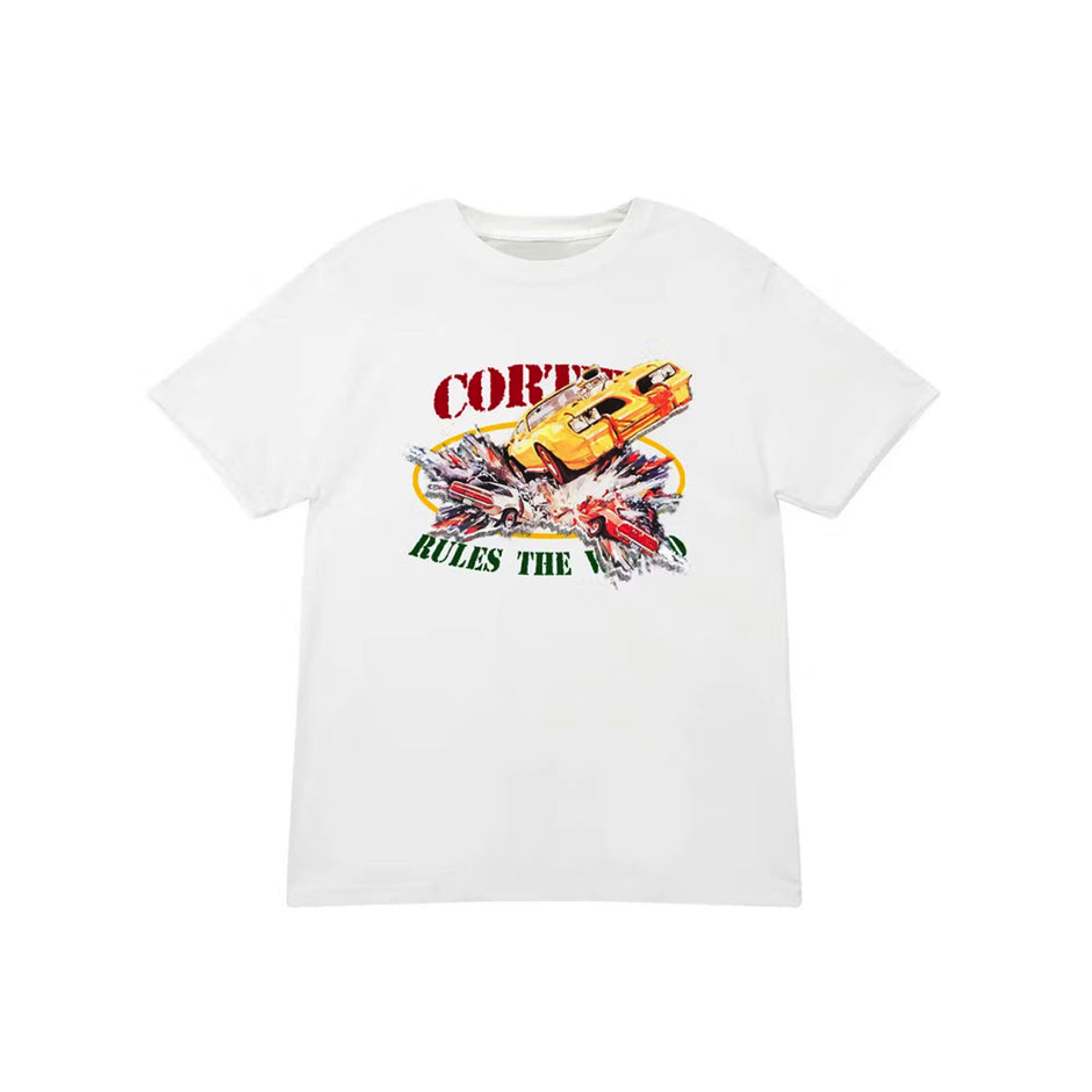 Corteiz Car Crash Tee White