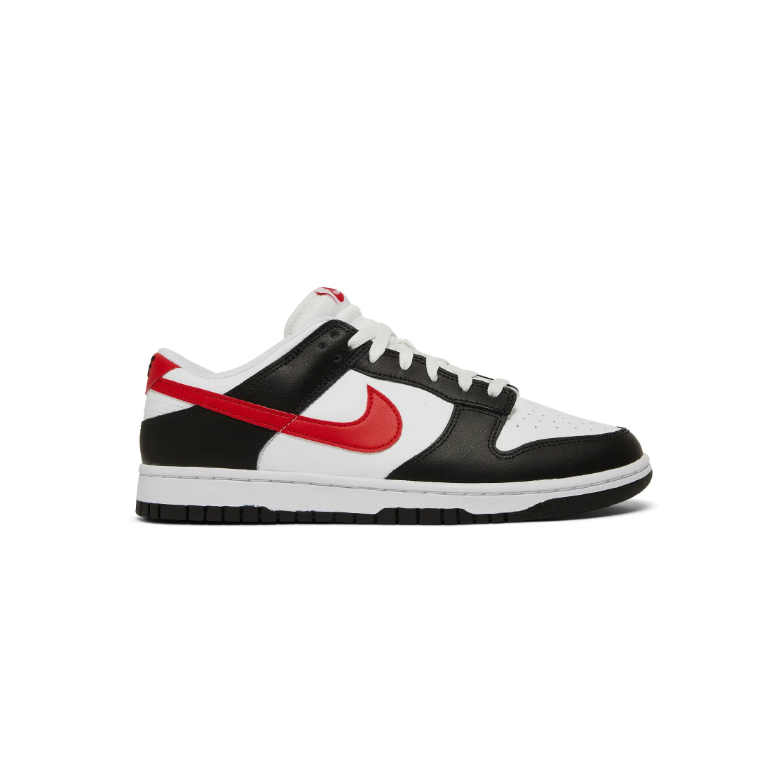 Nike Dunk Low Retro Panda Red Swoosh