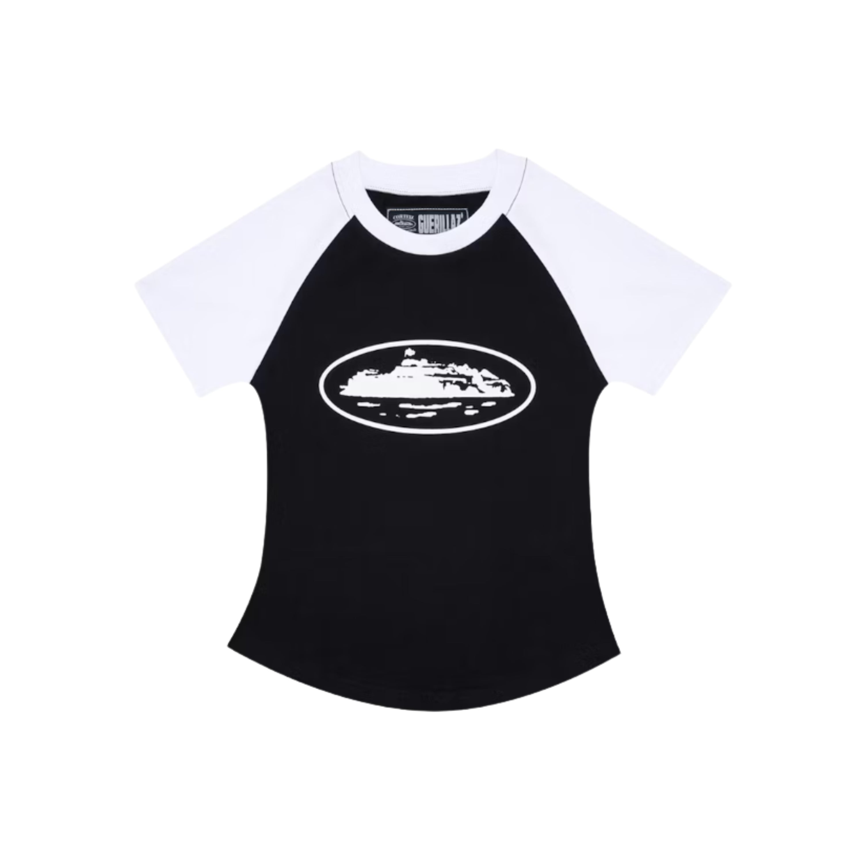 Corteiz Alcatraz WMNS Baby Tee Black