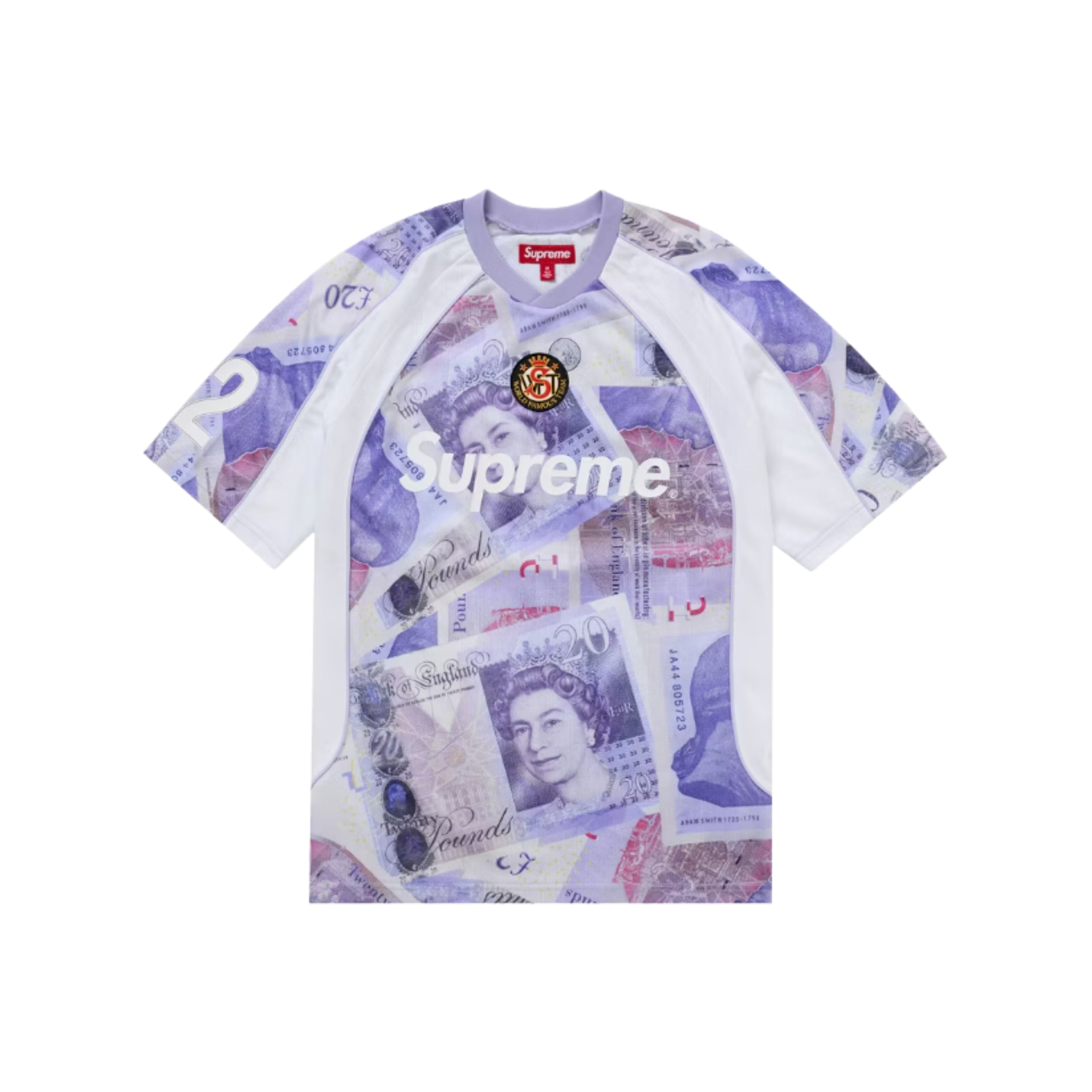Supreme Pounds Soccer Jersey White