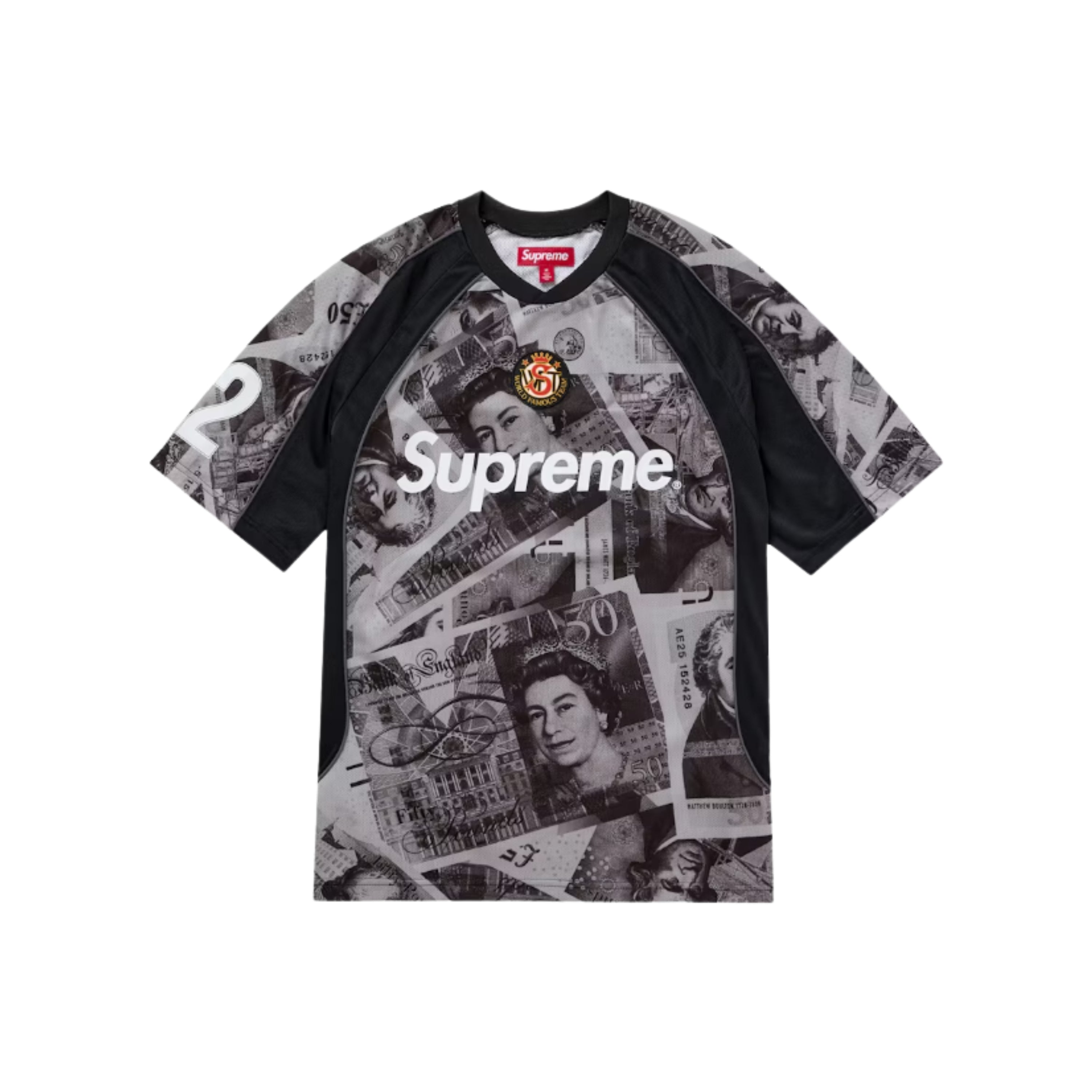 Supreme Pounds Soccer Jersey Black