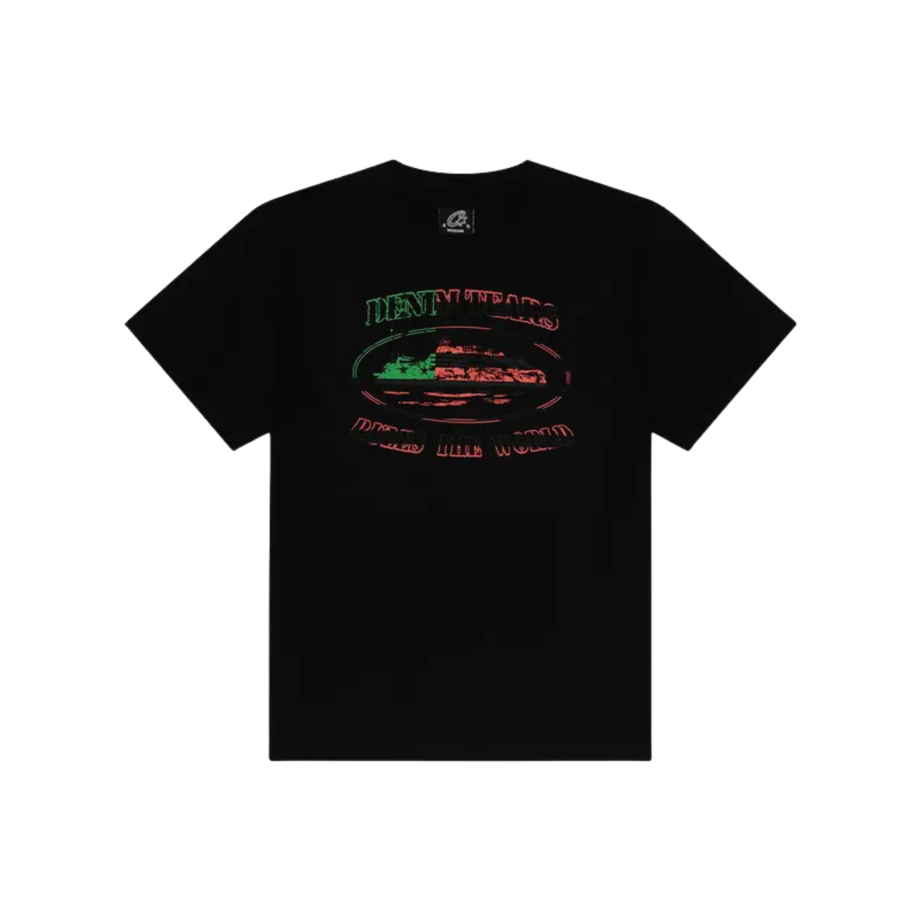 Corteiz x Denim Tears Alcatraz OG Tee Black