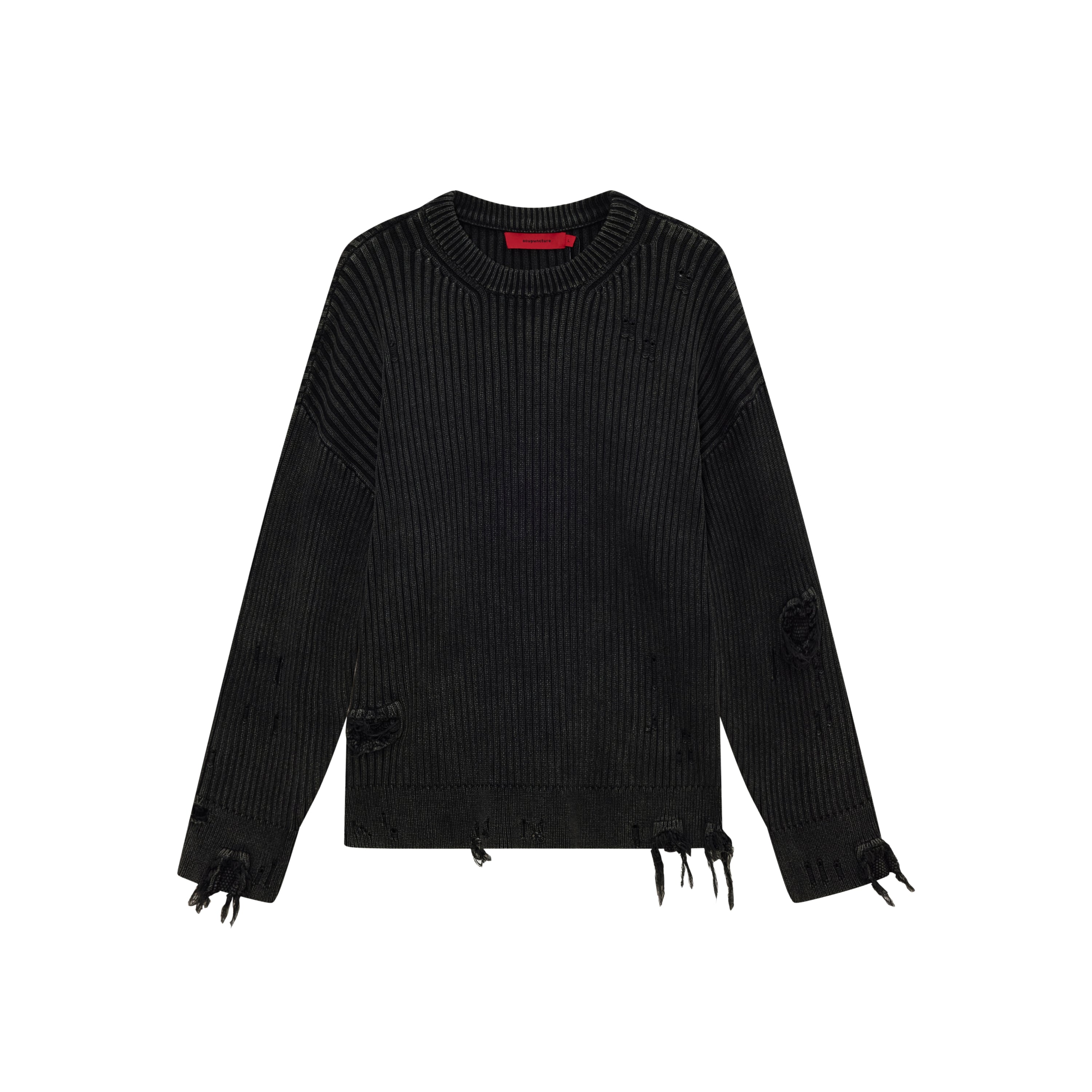 Acupuncture Metal Sweater Washed Grey