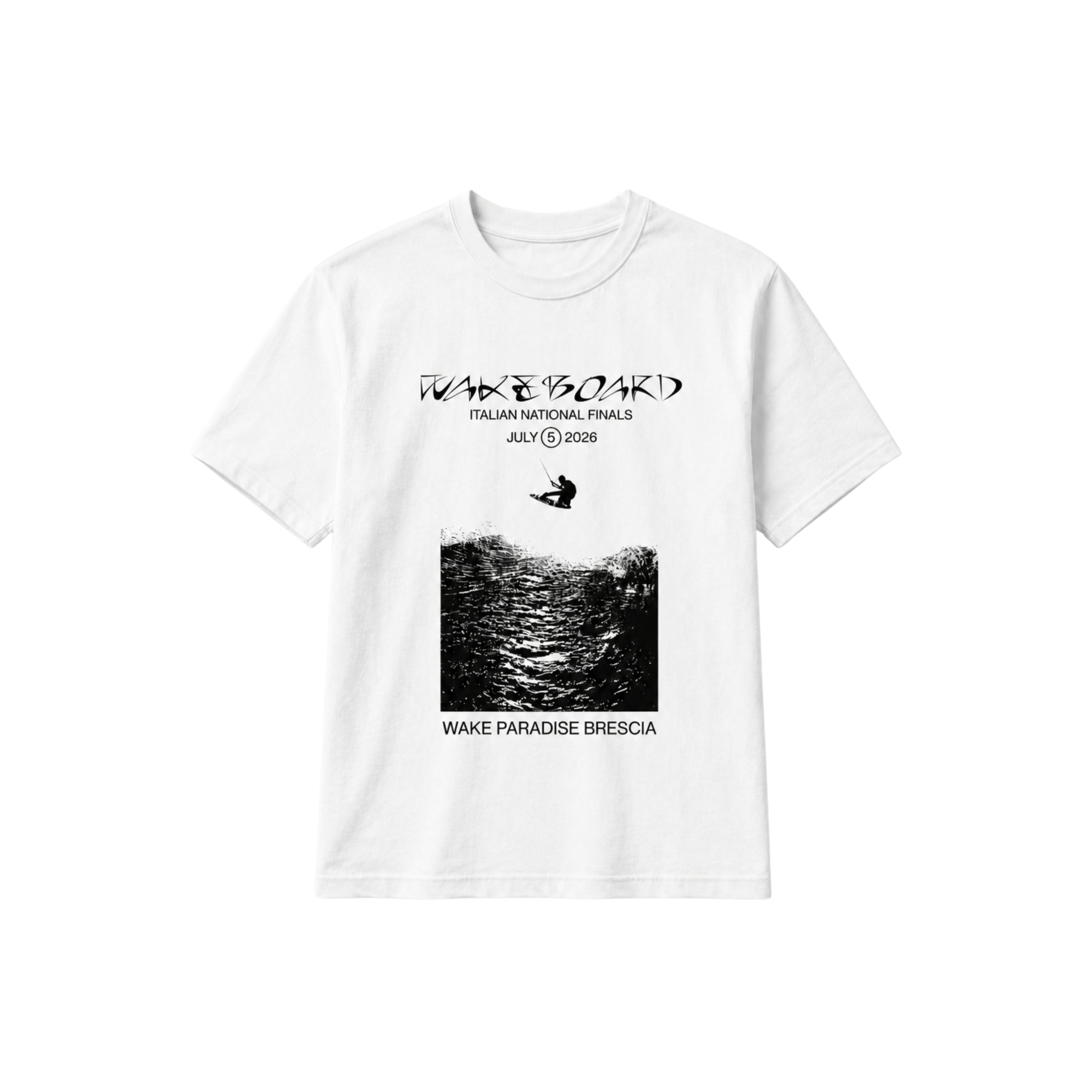 Queio Wakeboard Finals Tee White