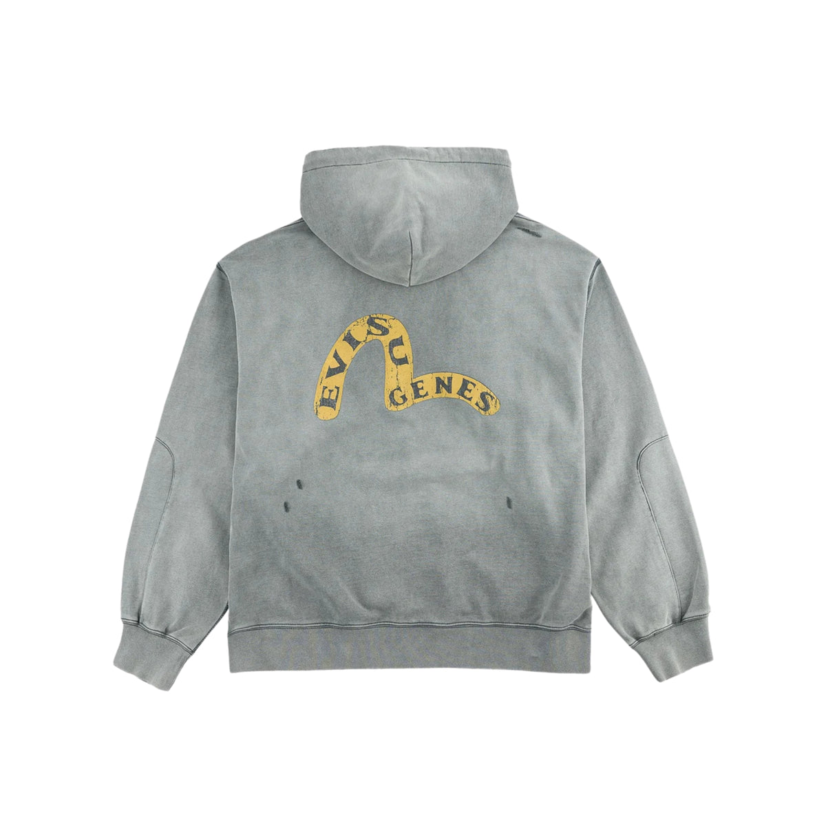 Evisu Seagull Genes Zip Hoodie Grey