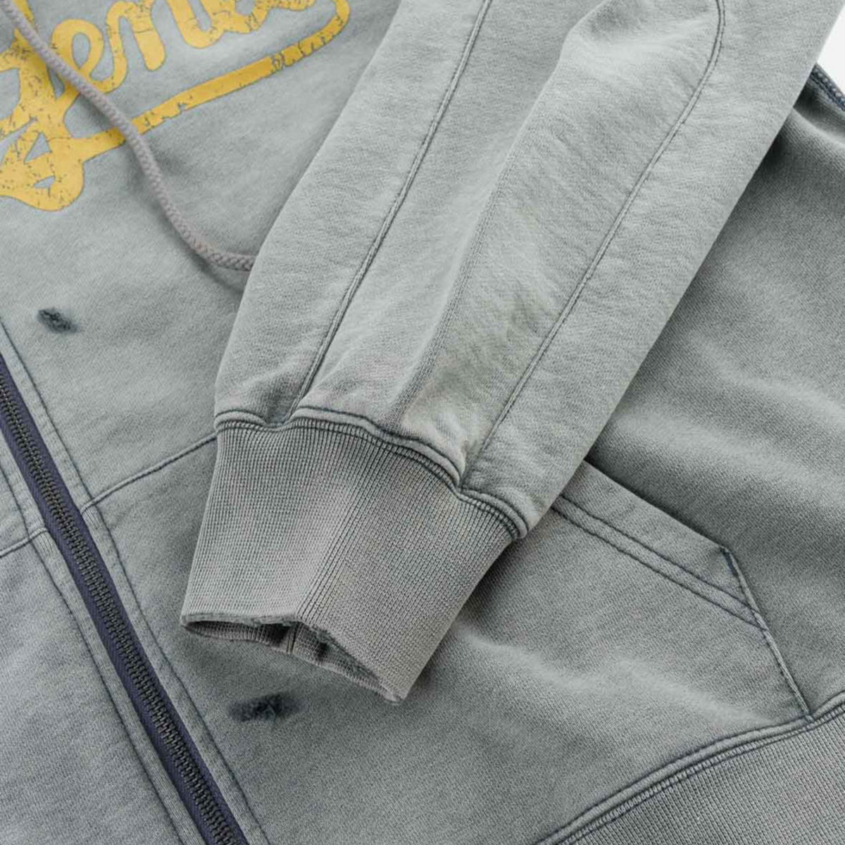 Evisu Seagull Genes Zip Hoodie Grey