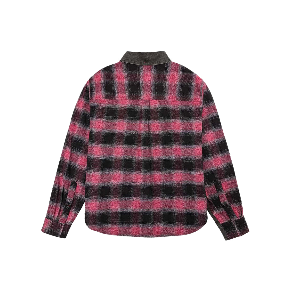 Evisu Fabric Blocking Longsleeve Denim Shirt Black