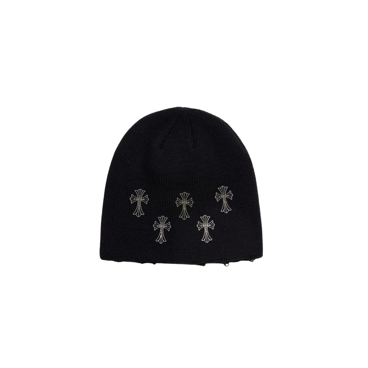 Acupuncture Cross Over Beanie Black
