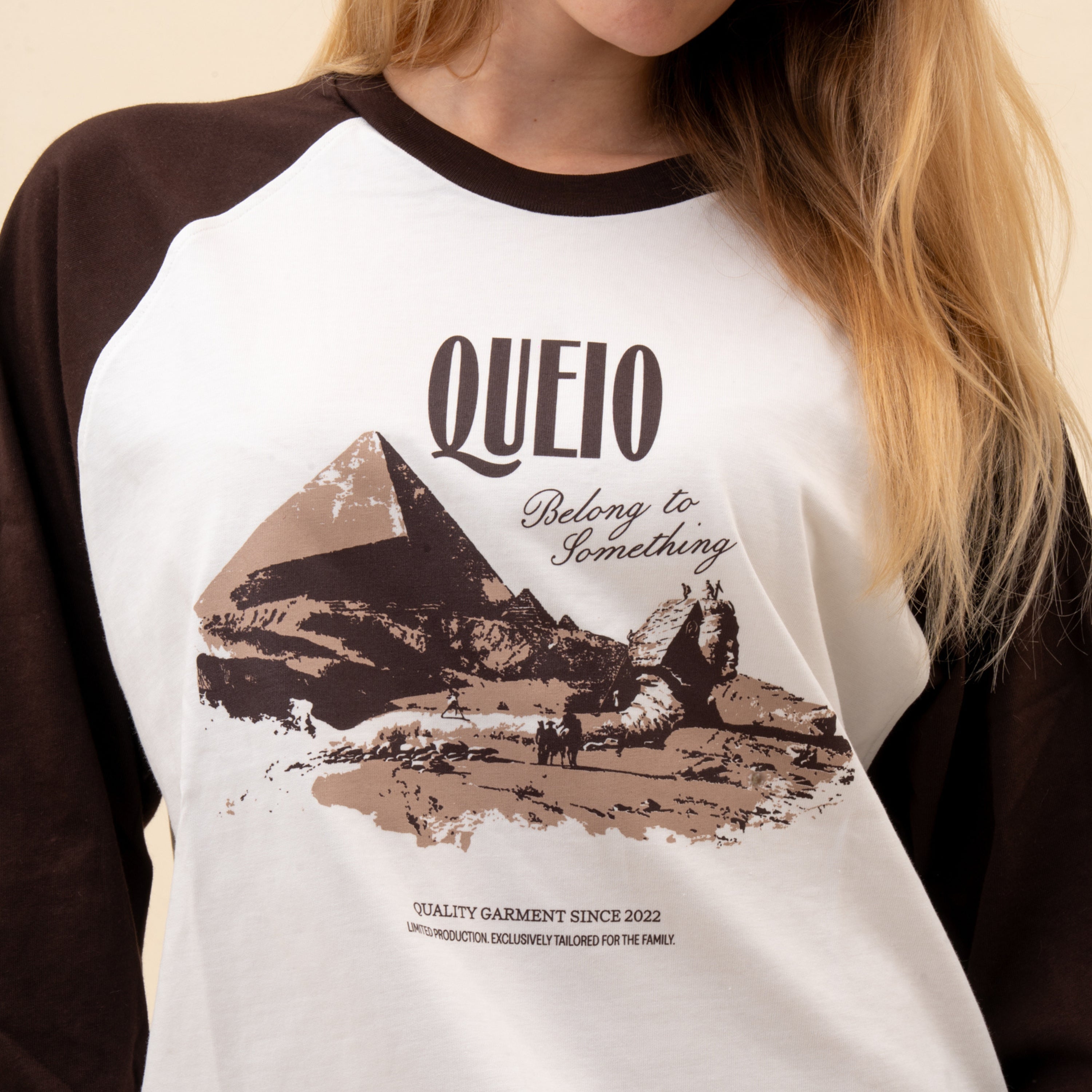Queio Giza Raglan Longsleeve Brown