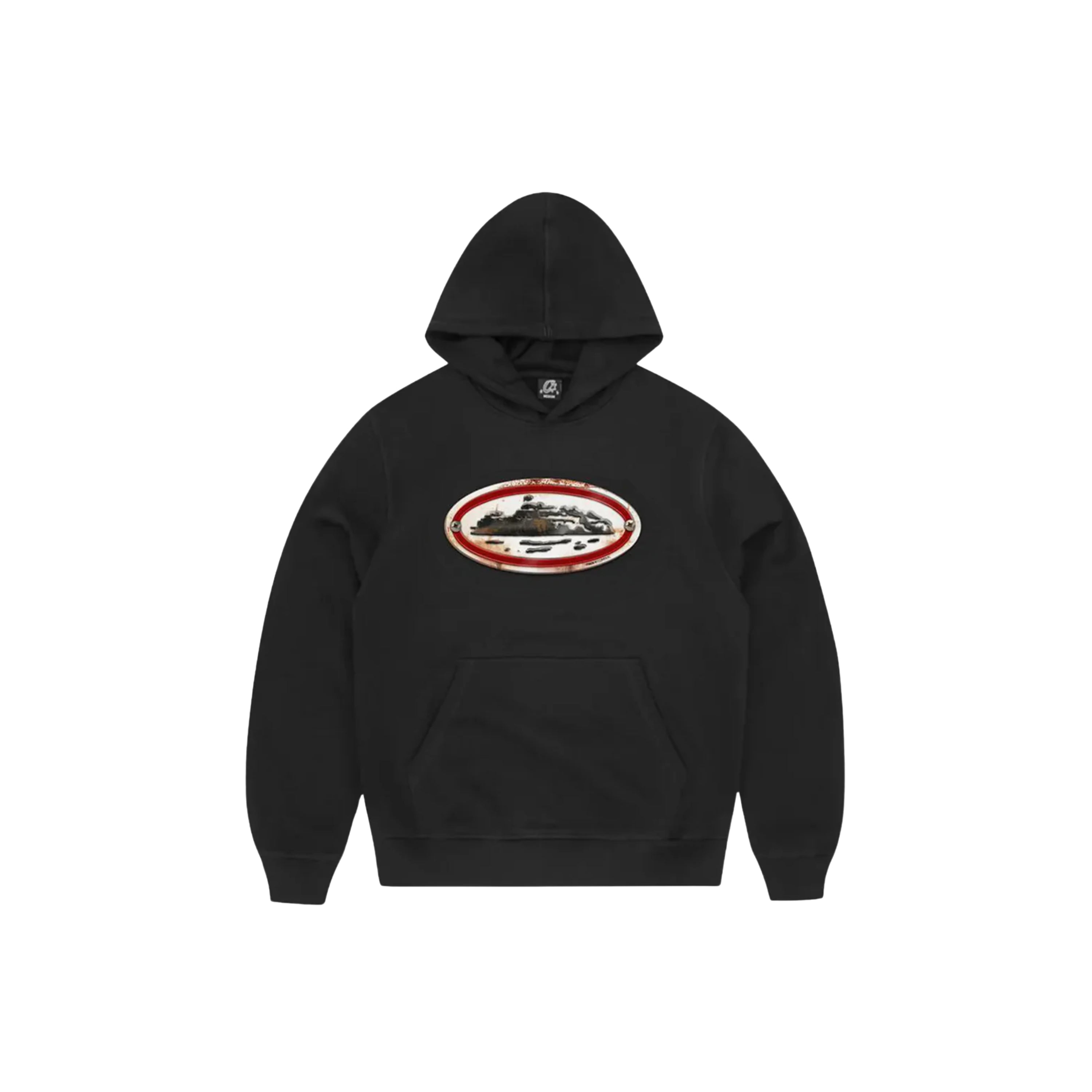 Corteiz Rusty Alcatraz Hoodie Black
