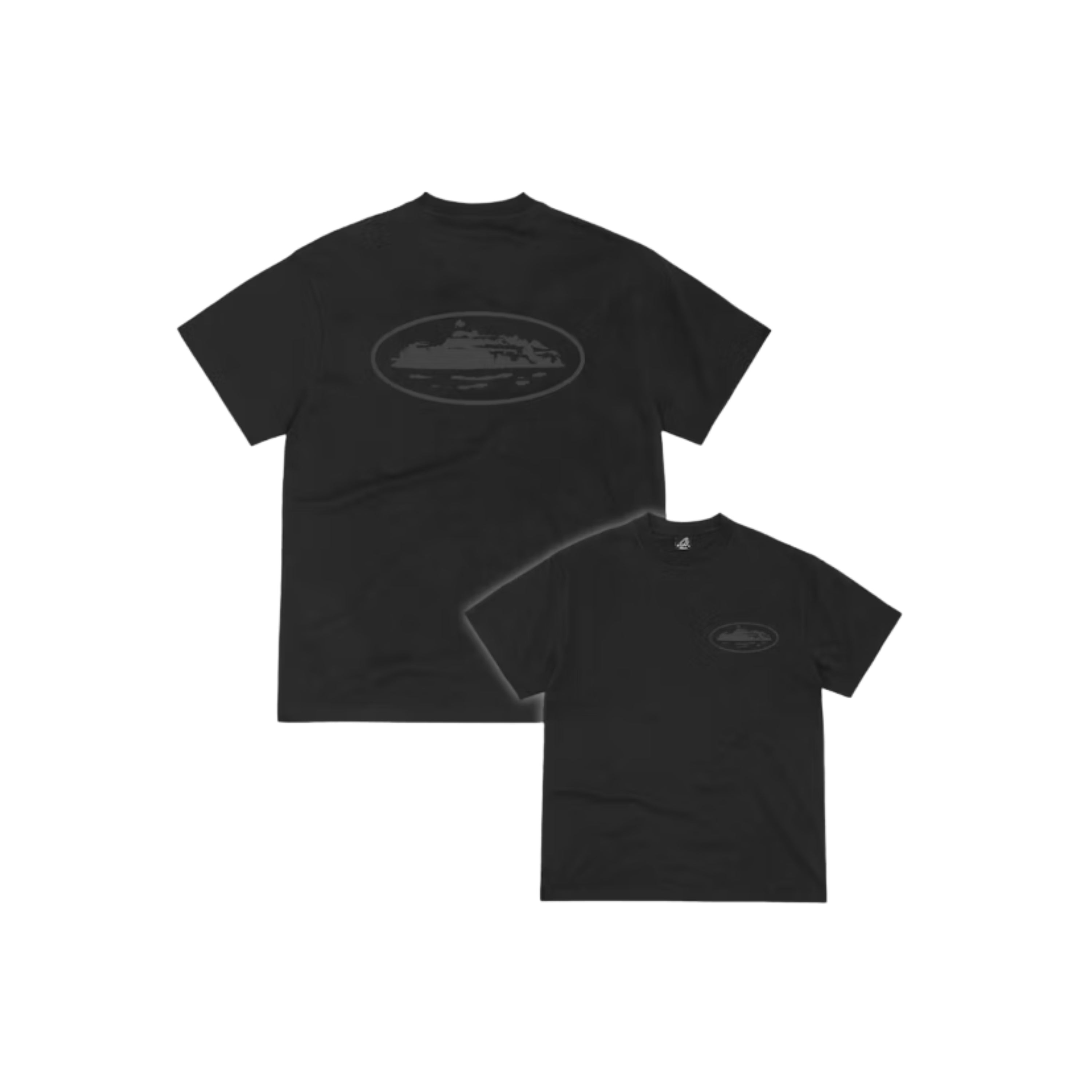 Corteiz OG Alcatraz Reflective Tee Black