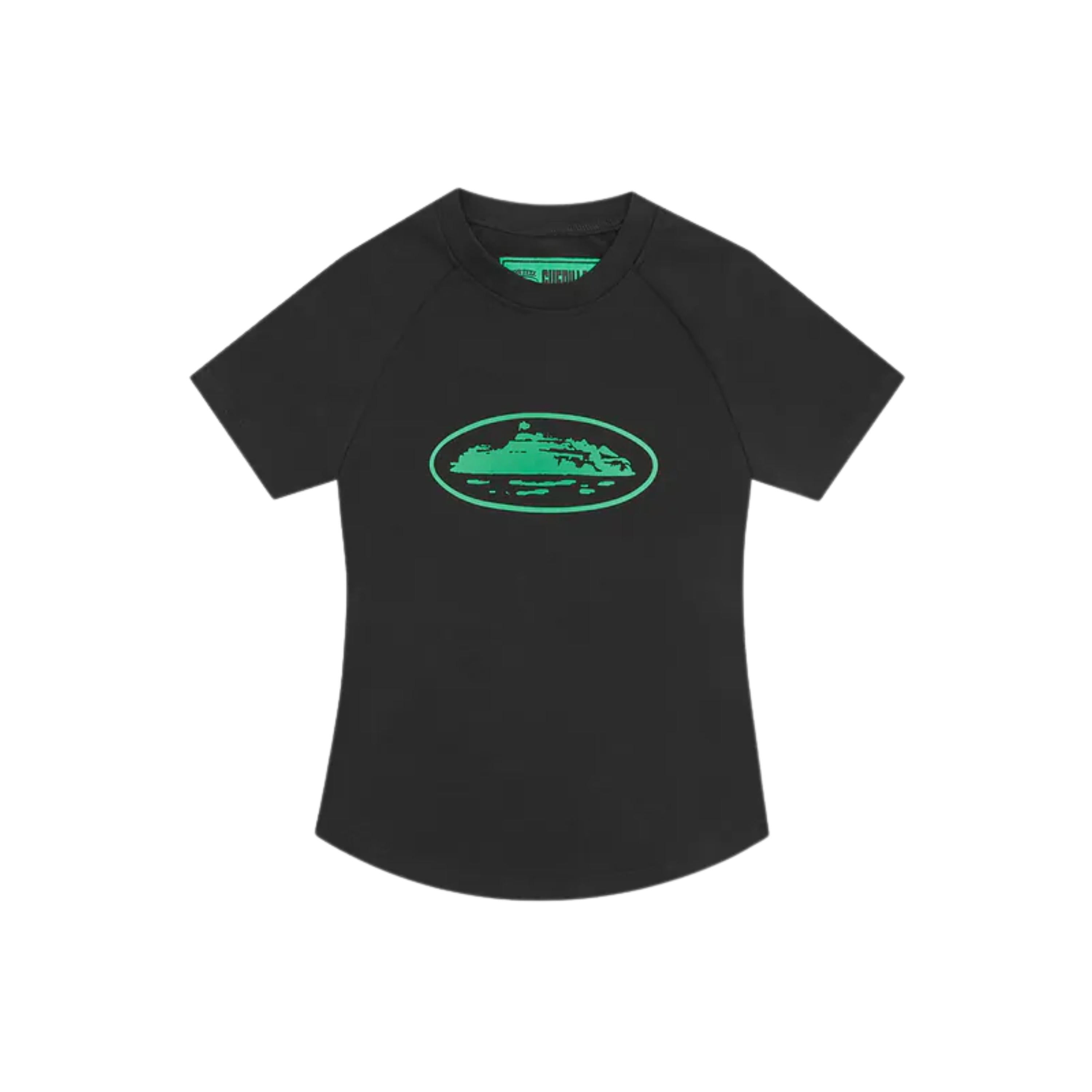 Corteiz WMNS Alcatraz Green Baby Top Black