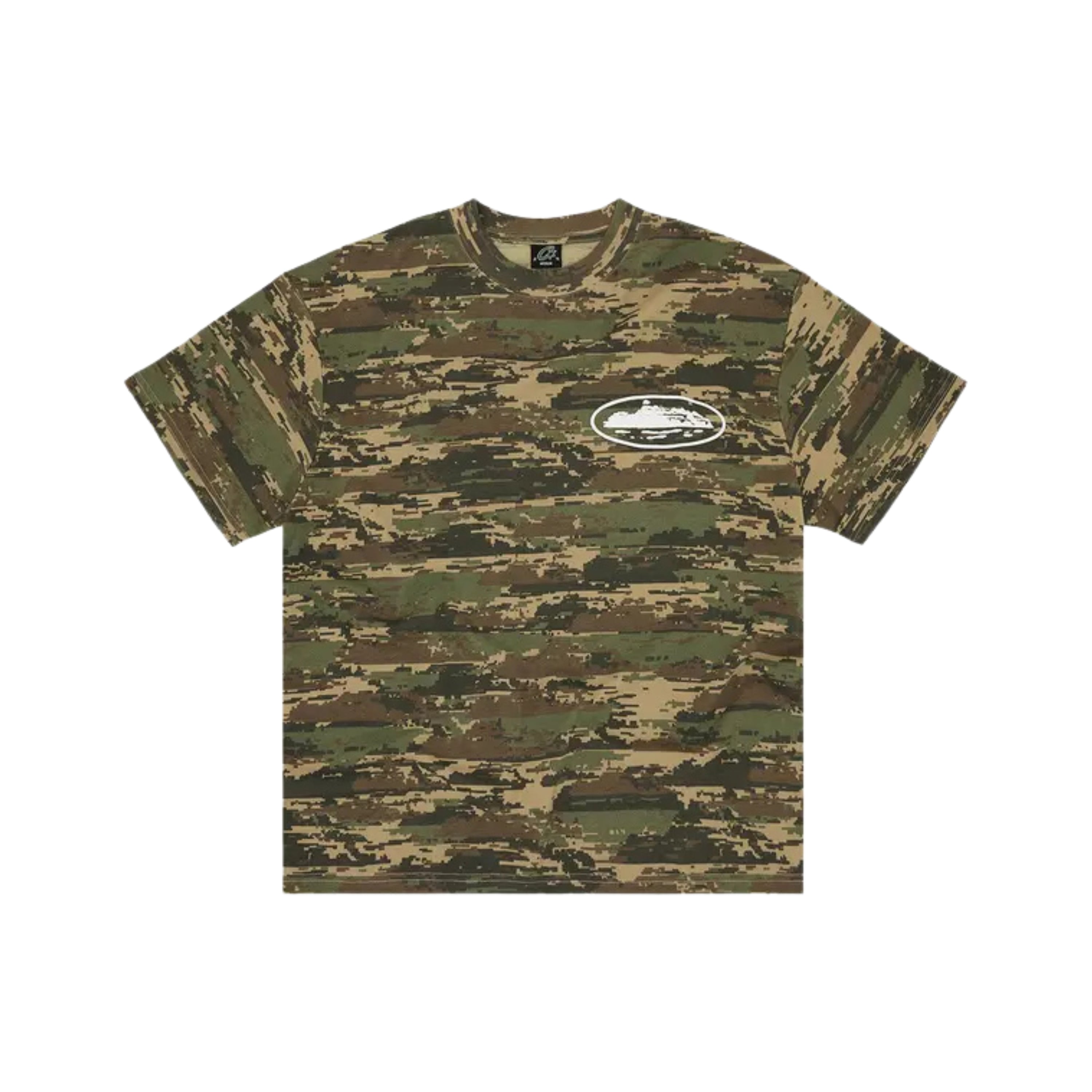 Corteiz OG Alcatraz Puff Print Tee Digi Camo