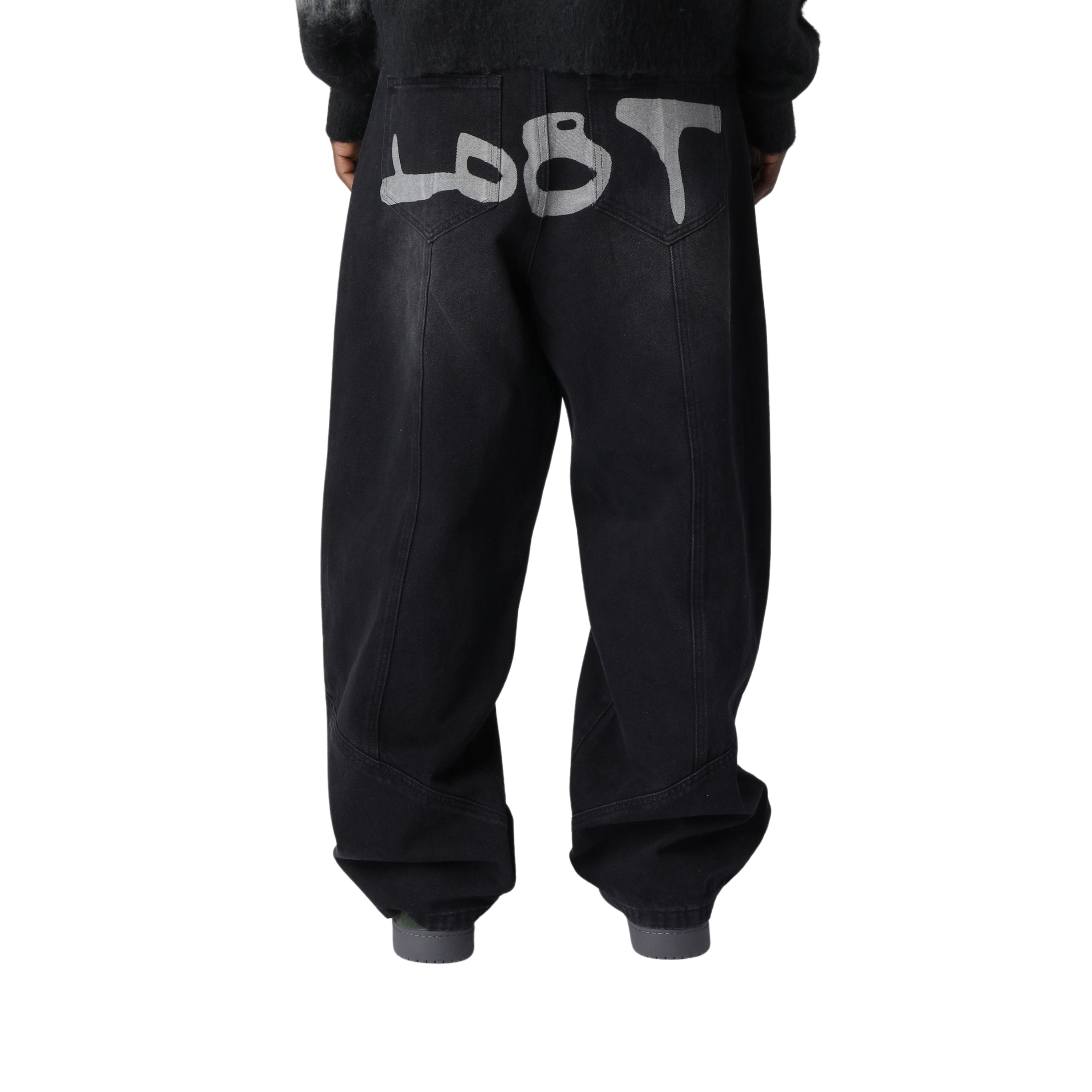 Lost Boys Outerstream Logo Jeans Stonewashed Black