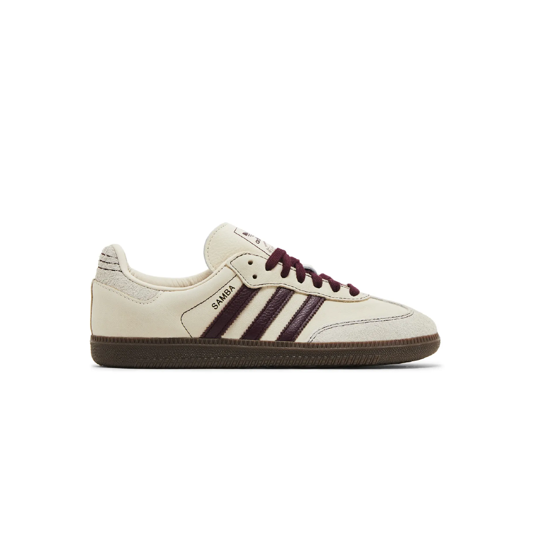 Adidas Samba Wonder White Maroon