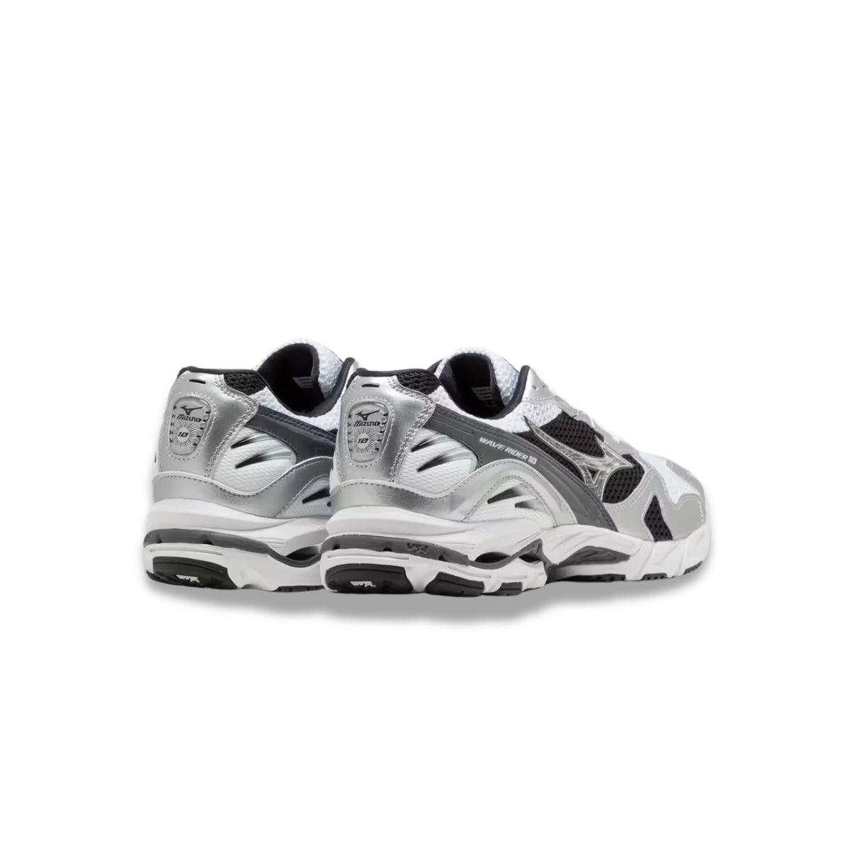 Mizuno Wave Rider 10 Silver White