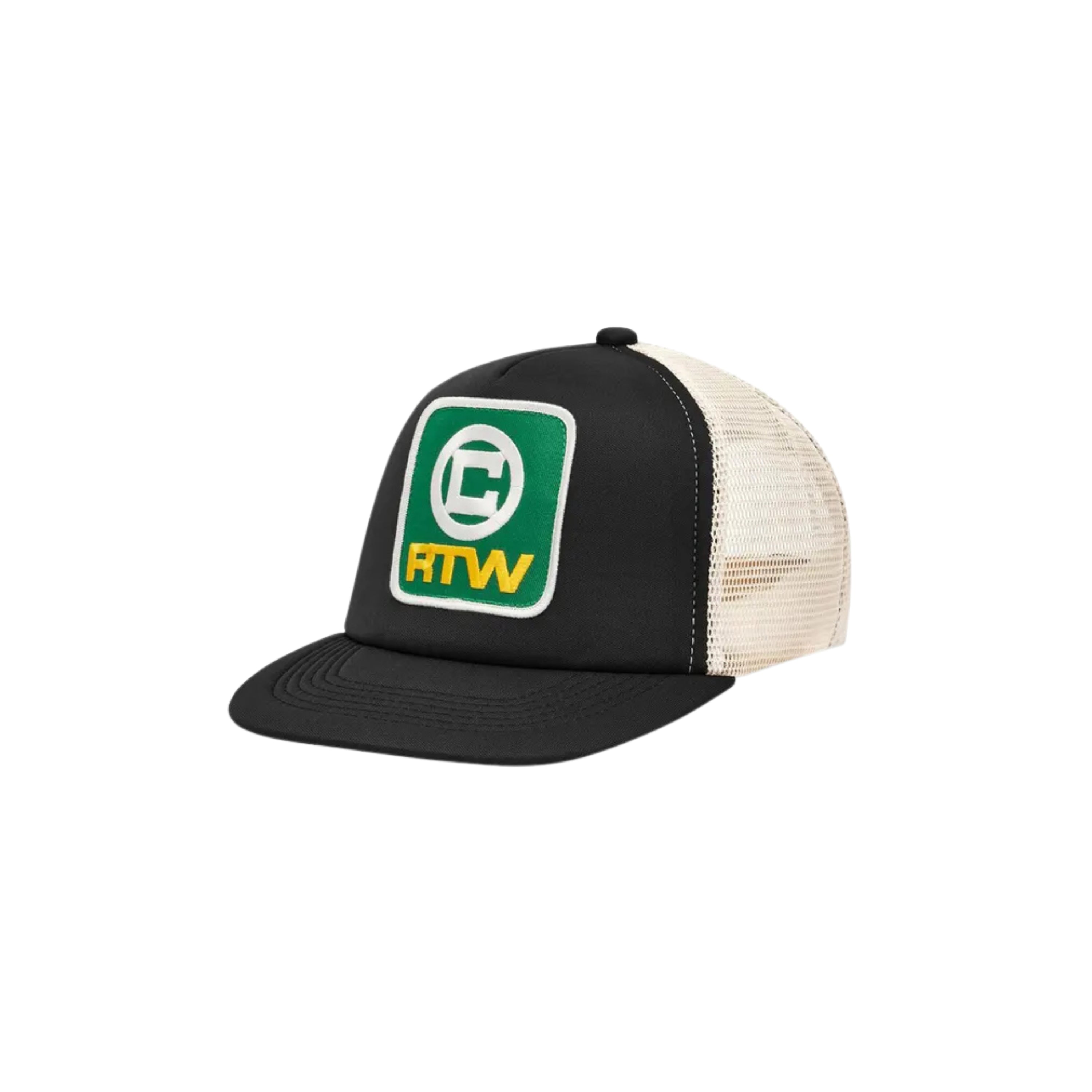 Corteiz Box Trucker Cap Black