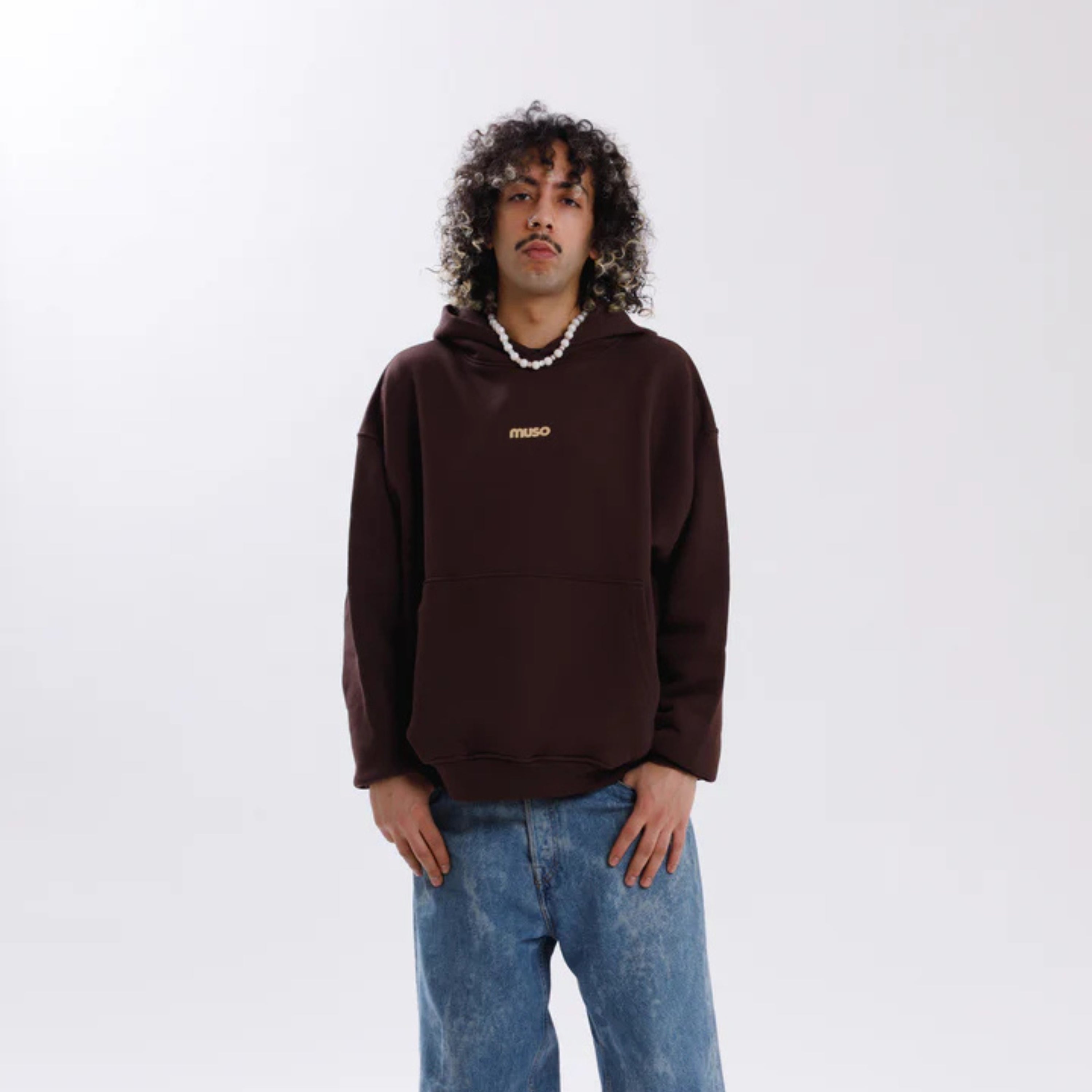 Muso Musho Stone Hoodie Brown
