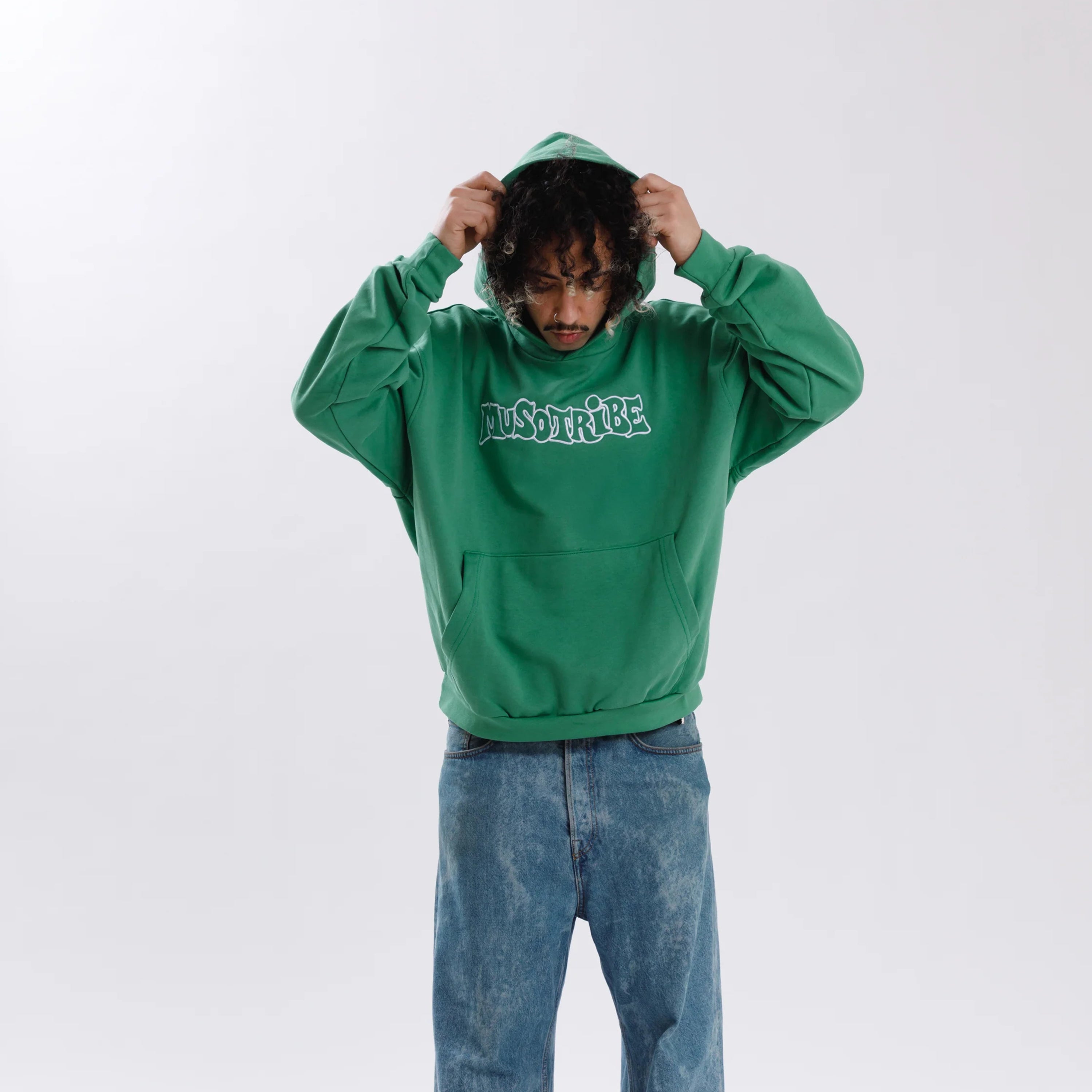 Muso Tribe Hoodie Green