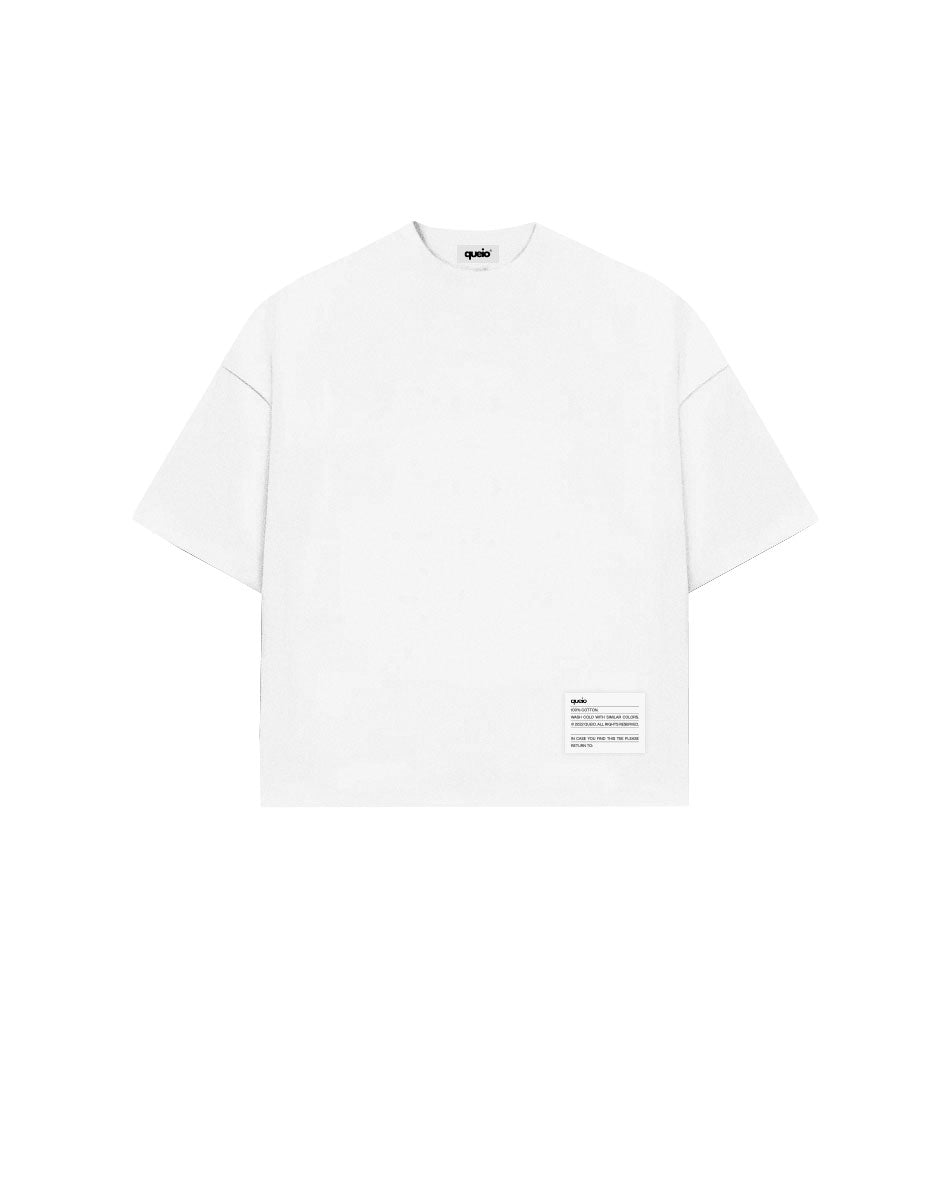 🎁 Queio Essential Boxy Tee White (100% off)