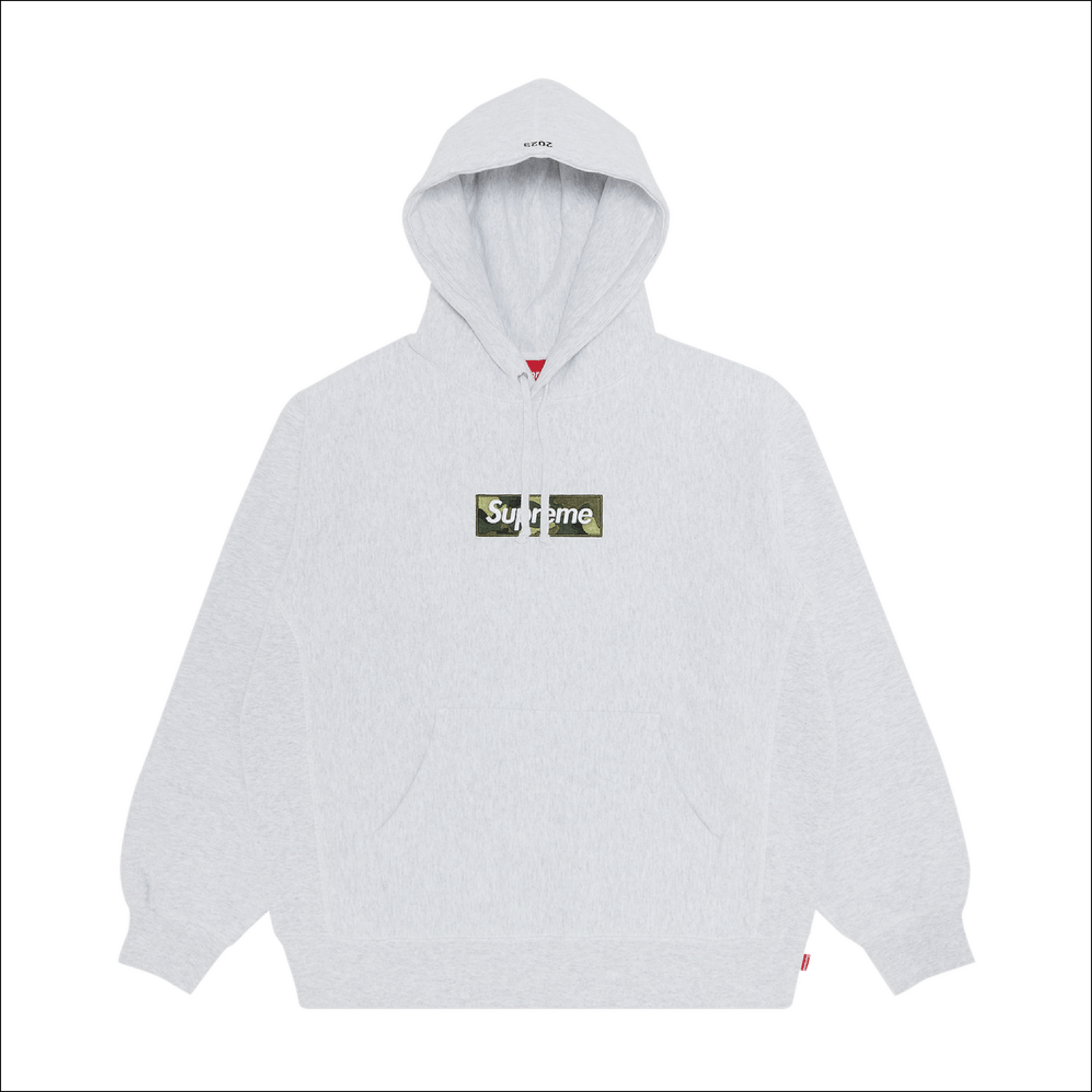 Supreme Box Logo Hooded Gray FW23