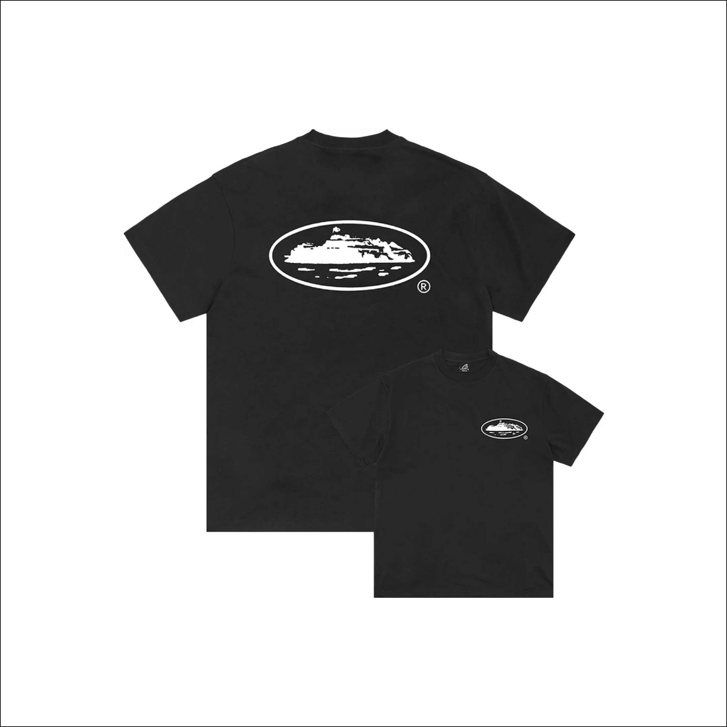 Corteiz OG Island Logo Tee Black