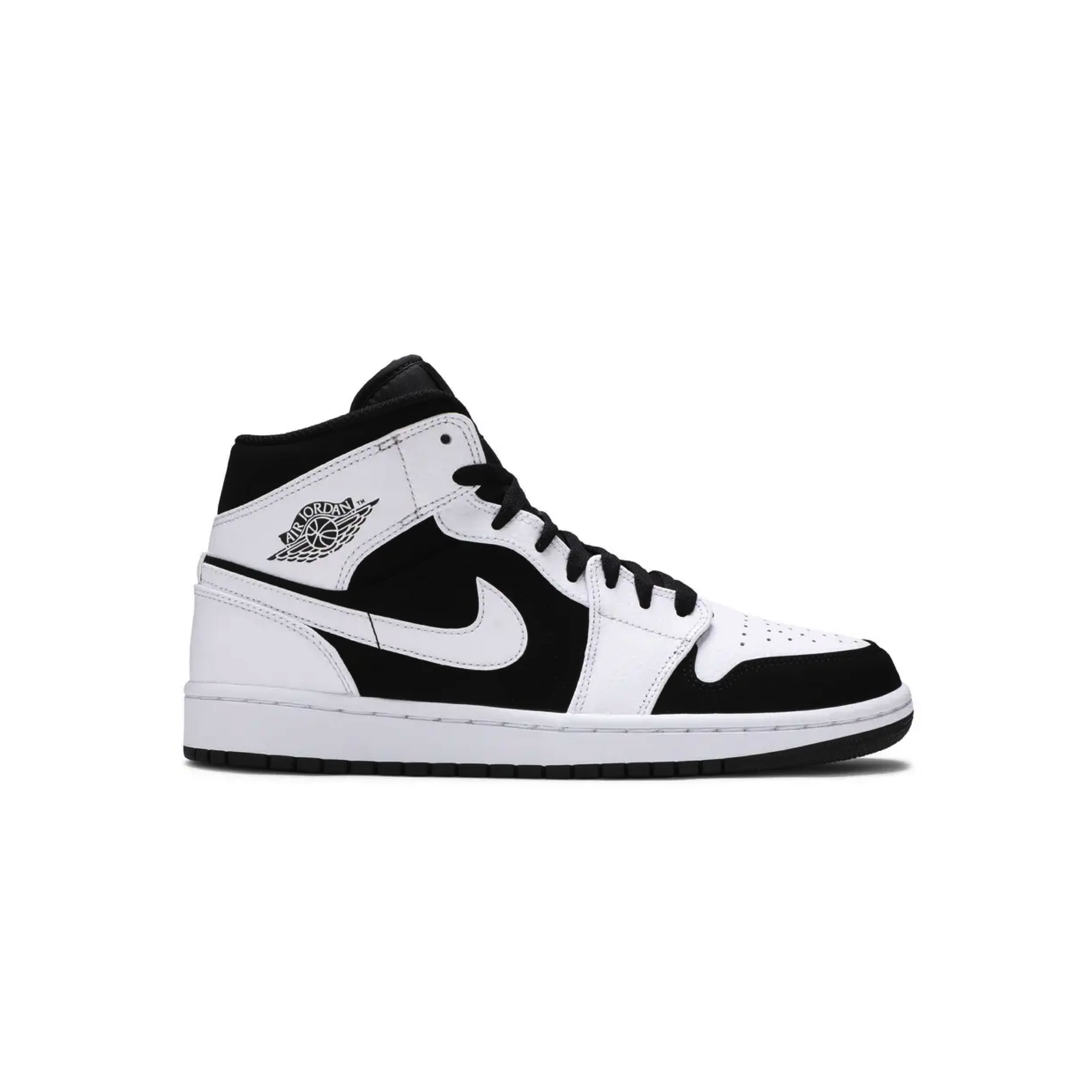 Air Jordan 1 Mid White Black