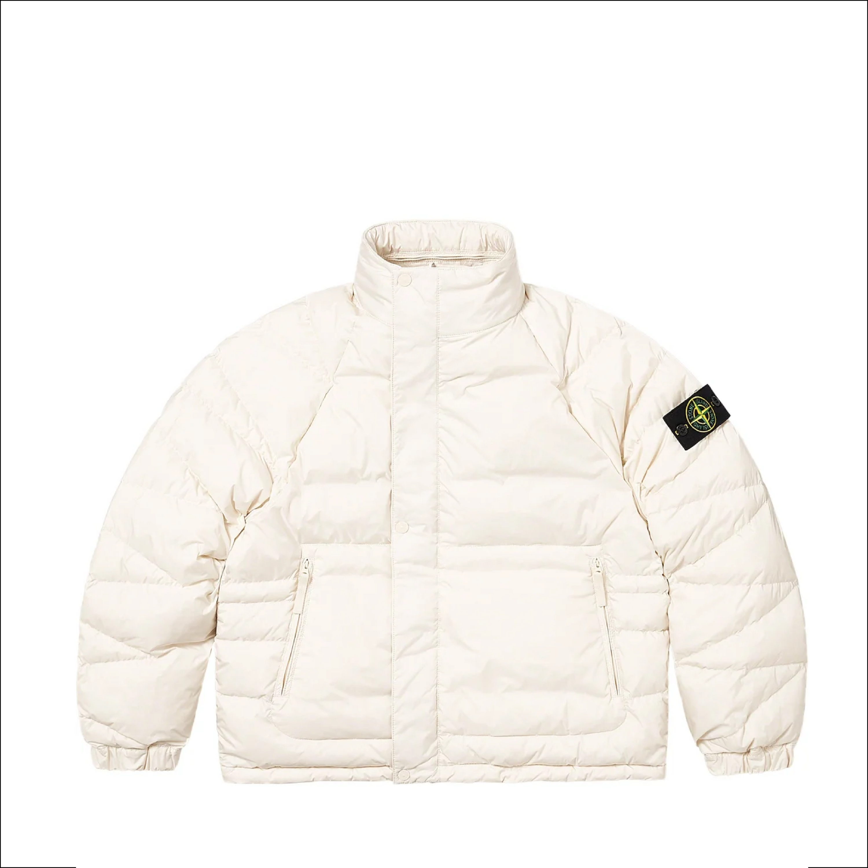 Supreme Stone Island Reversible Down Puffer White