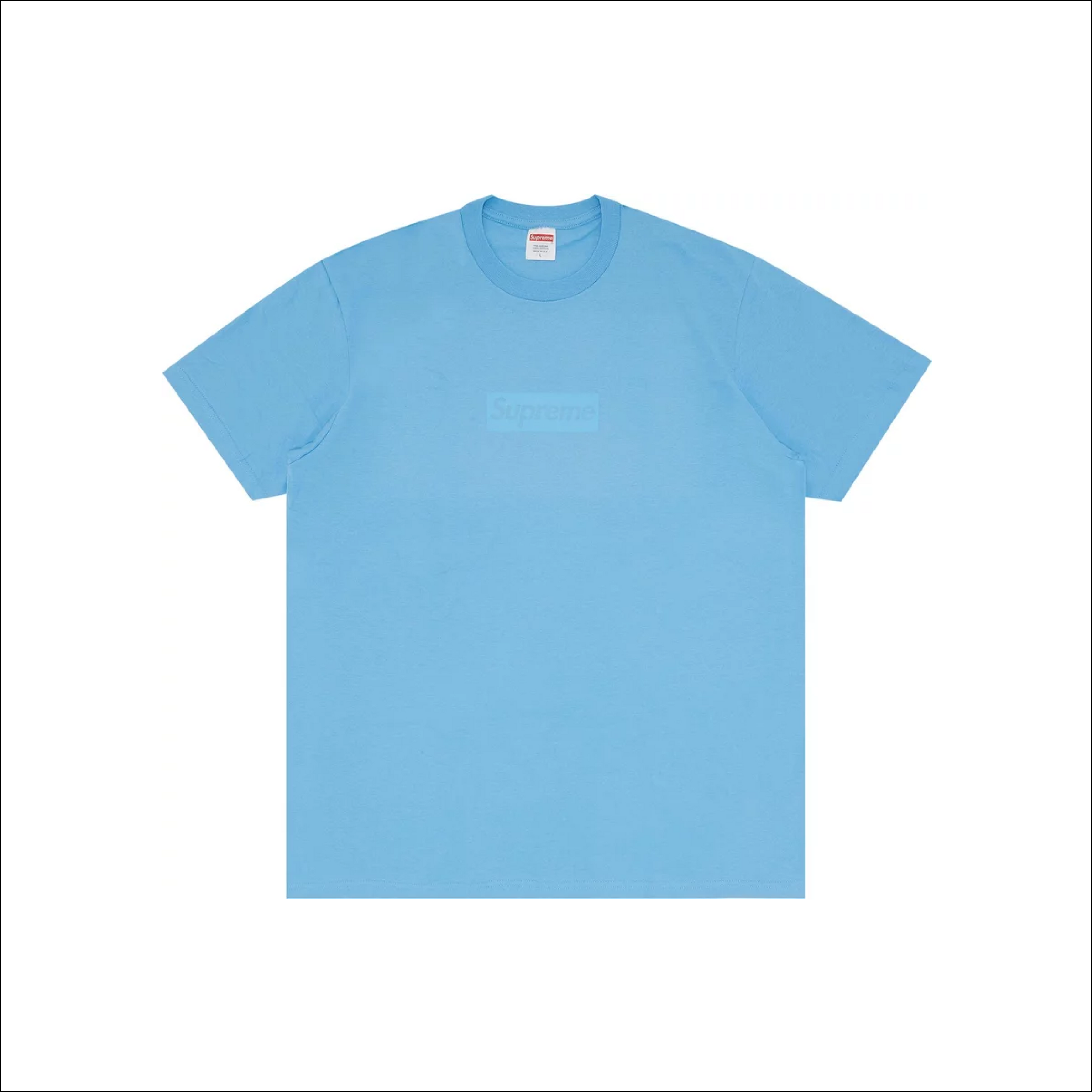 Supreme Tonal Box Logo Tee Blue