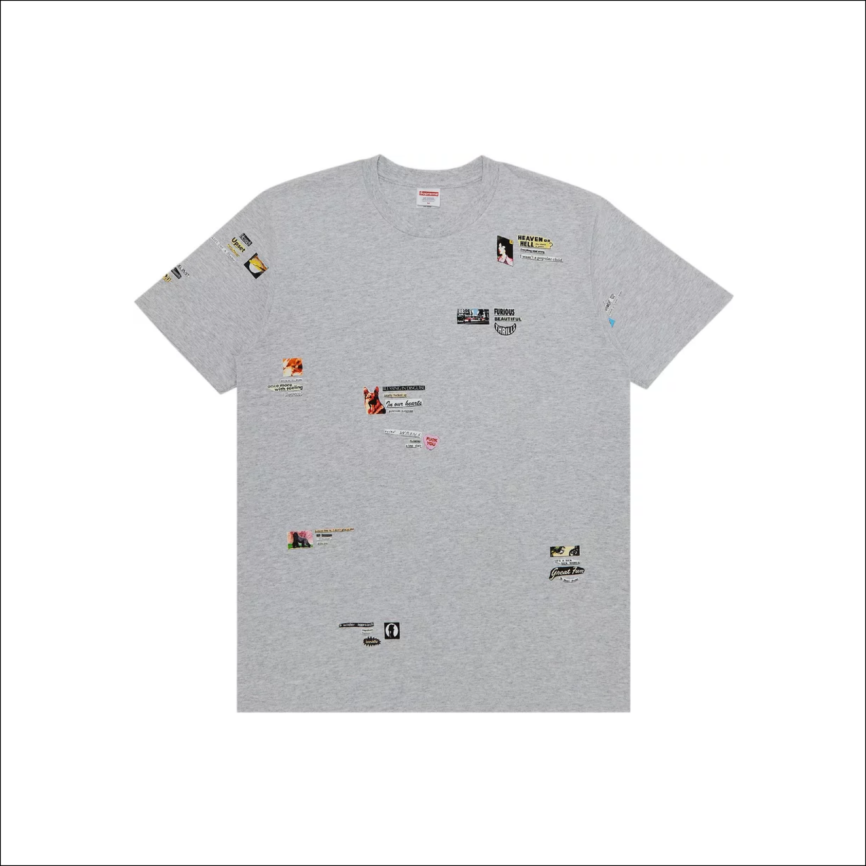 Supreme Upset Tee Grey