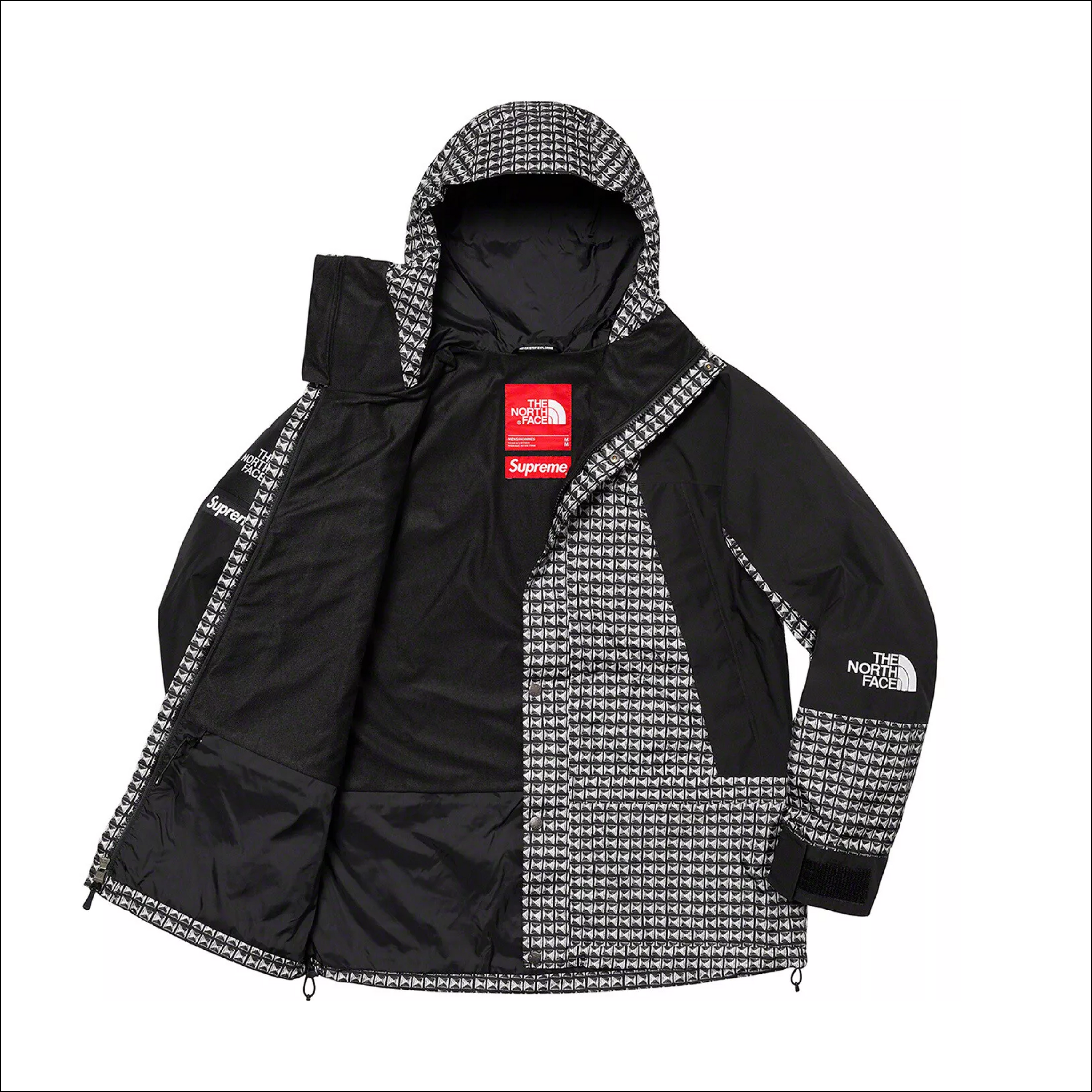 Supreme The North Face Studded Mountain Jacket Light Black